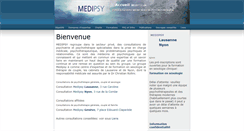 Desktop Screenshot of medipsy.ch